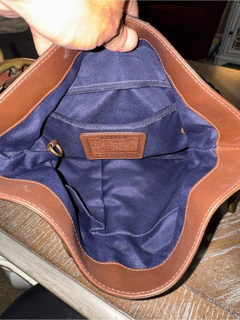 Vintage Coach Limited Edition denim bag, model F06K-10406! - Picture 9 of 16
